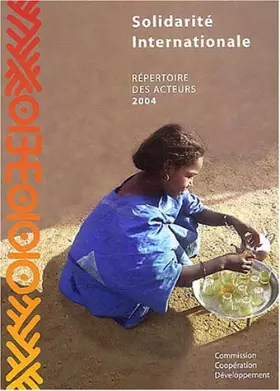 Couverture du produit · Solidarité internationale: Répertoire des acteurs