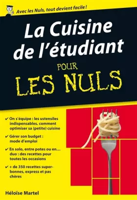 Couverture du produit · La Cuisine de l'étudiant pour les Nuls poche