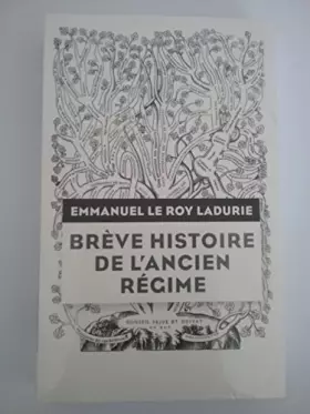 Couverture du produit · Breve histoire de l'ancien régime