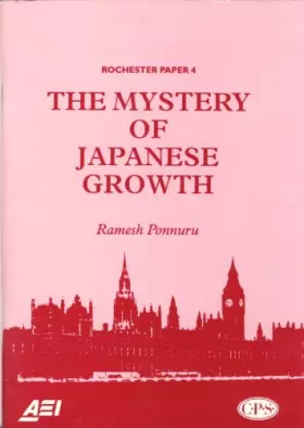 Couverture du produit · The Mystery of Japanese Growth (Rochester paper)