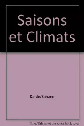 Couverture du produit · Saisons et Climats