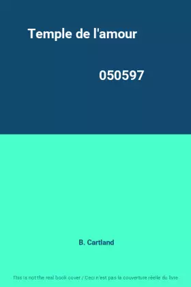 Couverture du produit · Temple de l'amour                                                                             050597