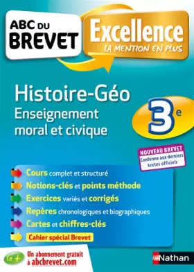 Couverture du produit · HIstoire géographie Enseignement moral et civique 3e