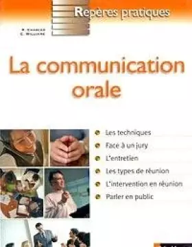 Couverture du produit · La communication orale