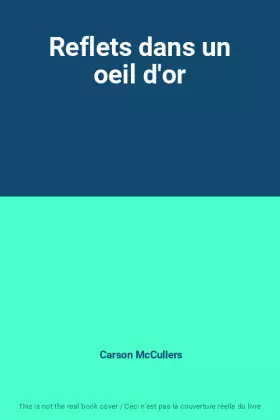 Couverture du produit · Reflets dans un oeil d'or