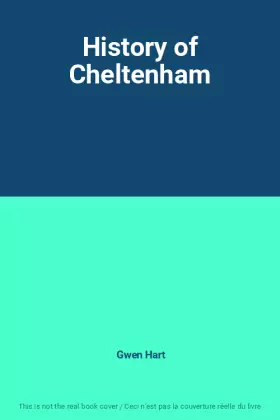 Couverture du produit · History of Cheltenham
