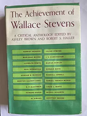 Couverture du produit · The Achievement of Wallace Stevens