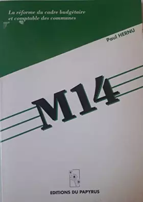 Couverture du produit · M14 : la reforme du cadre budgetaire et comptable des communes