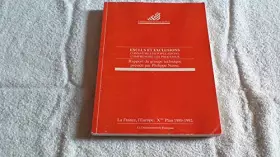 Couverture du produit · Exclus et exclusions / connaitre les populations, comprendre les processus