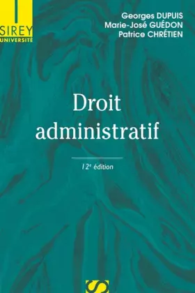 Couverture du produit · Droit administratif - 12e éd.: Université