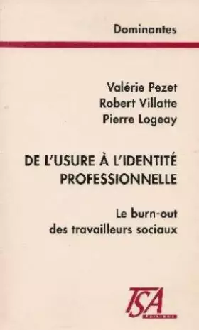 Couverture du produit · De l'usure à l'identité professionnelle. Le burn-out des travailleurs sociaux
