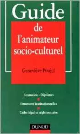 Couverture du produit · Guide de l'animateur socio-culturel