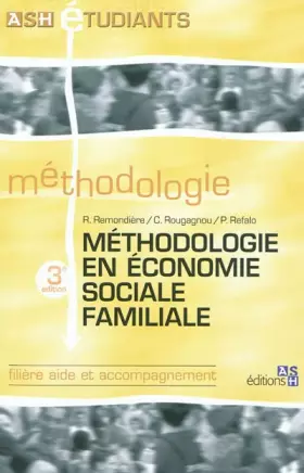 Couverture du produit · Méthodologie en économie sociale familiale - 3e édition: Filière aide et accompagnement.