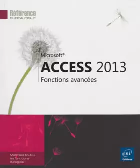Couverture du produit · Access 2013 - Fonctions avancées