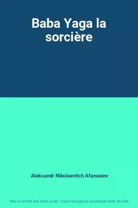 Couverture du produit · Baba Yaga la sorcière