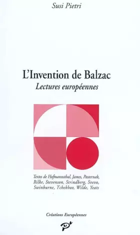 Couverture du produit · L invention de balzac lectures Europeennes