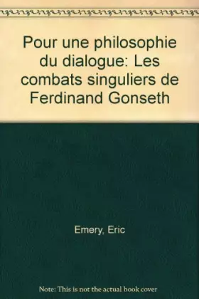 Couverture du produit · Pour une philosophie du dialogue
