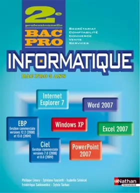 Couverture du produit · INFORMATIQUE SEC BAC PRO ELEV