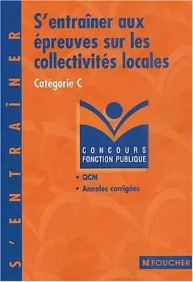 Couverture du produit · S'entraîner aux QCM sur les collectivités locales
