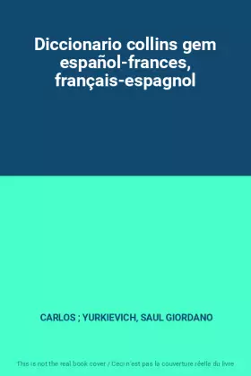 Couverture du produit · Diccionario collins gem español-frances, français-espagnol