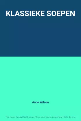 Couverture du produit · KLASSIEKE SOEPEN