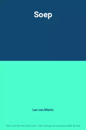 Couverture du produit · Soep