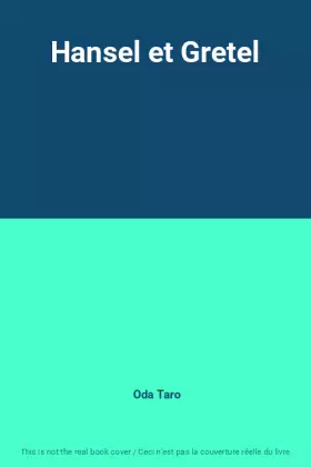 Couverture du produit · Hansel et Gretel