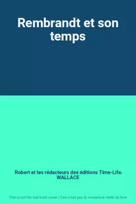 Couverture du produit · Rembrandt et son temps