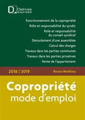 Couverture du produit · Copropriété, mode d'emploi