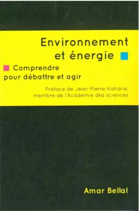 Couverture du produit · Environnement et énergie