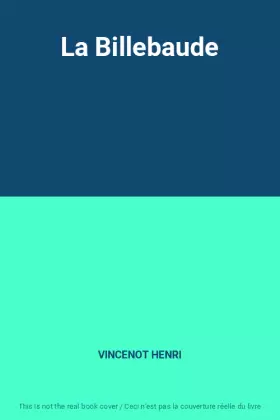 Couverture du produit · La Billebaude