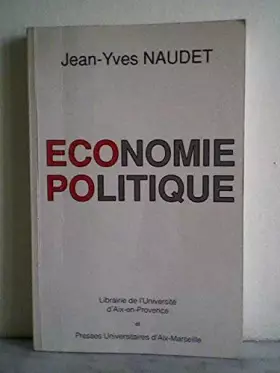 Couverture du produit · Economie politique