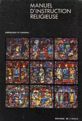 Couverture du produit · Manuel d'instruction religieuse.