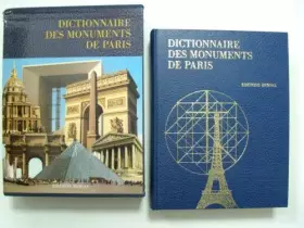 Couverture du produit · Dictionnaire des monuments de Paris
