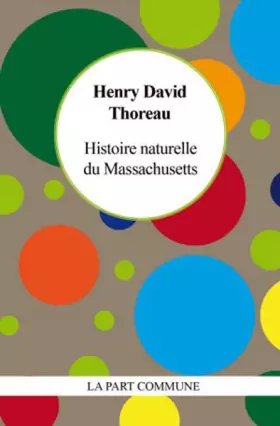Couverture du produit · Histoire naturelle du Massachusetts