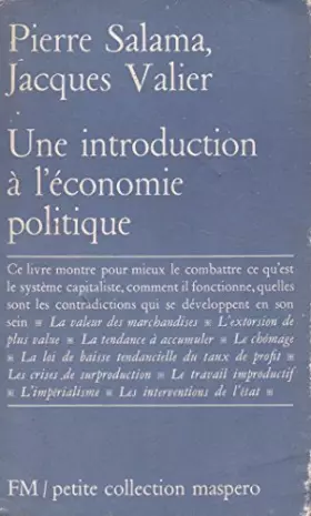 Couverture du produit · Une introduction à l'économie politique
