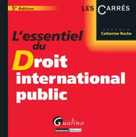 Couverture du produit · L'essentiel du droit international public
