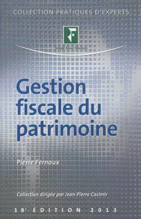 Couverture du produit · Gestion fiscale du patrimoine 2013