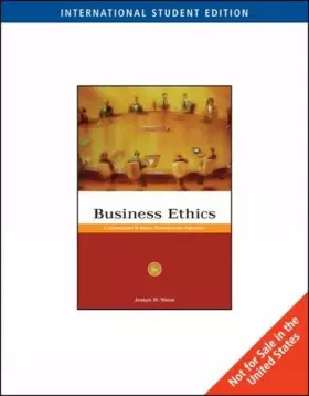 Couverture du produit · Business Ethics: A Stakeholder and Issues Management Approach