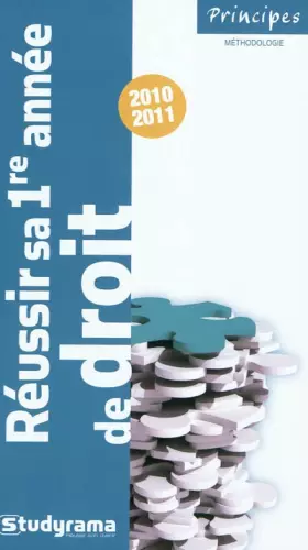 Couverture du produit · Réussir sa première année de droit