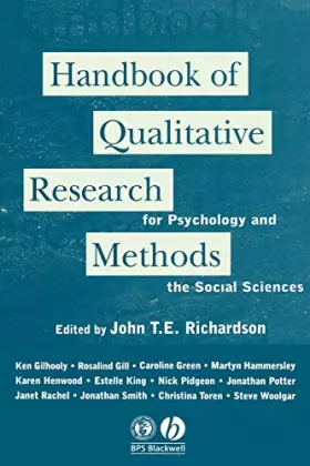 Couverture du produit · Handbook of Qualitative Research Methods for Psychology and the Social Sciences