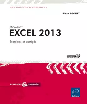 Couverture du produit · Excel 2013