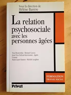 Couverture du produit · La relation psychosociale avec les personnes âgées : AGEES