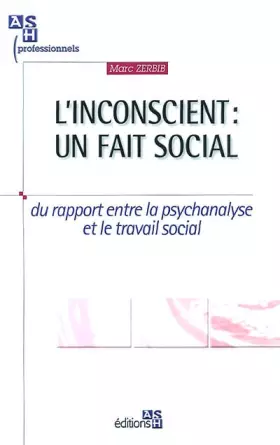 Couverture du produit · L'Inconscient : Un fait social