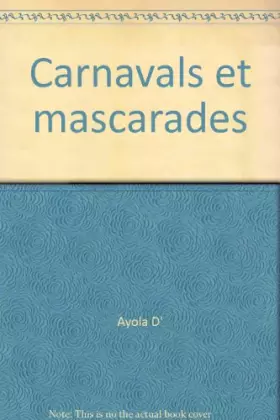 Couverture du produit · CARNAVALS ET MASCARADES    (Ancienne Edition)