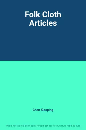 Couverture du produit · Folk Cloth Articles