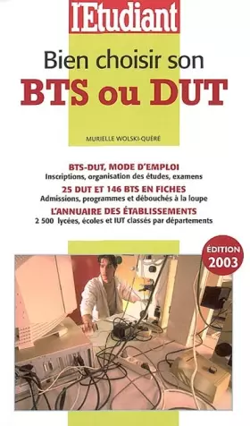 Couverture du produit · Bien choisir son BTS ou son DUT 2003