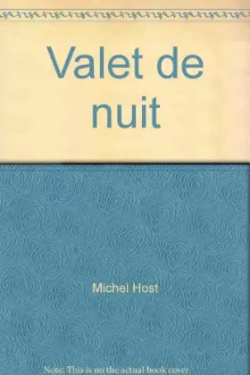 Couverture du produit · Valet de nuit