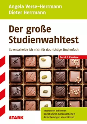 Couverture du produit · STARK Angela Verse-Herrmann/Dieter Herrmann: Der große Studienwahltest: So entscheide ich mich für das richtige Studienfach. In