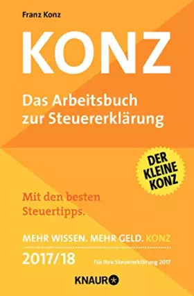 Couverture du produit · Konz: Das Arbeitsbuch zur Steuererklärung